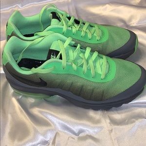 Lime Green Nike Air - Size 10